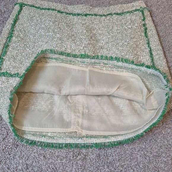 J. Crew Women's Glimmer Tweed Mini Skirt Size 2 - Picture 6 of 7